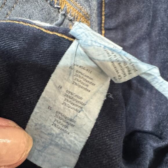 IBIZA SWS Denim Jeans Juniors Size 7 Blue Skinny Leg High Rise Pushup shaping - Picture 7 of 7